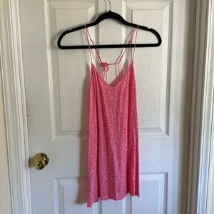 ✨ For Love & Lemons Twinkle Pink Stars Strappy Slip Dress